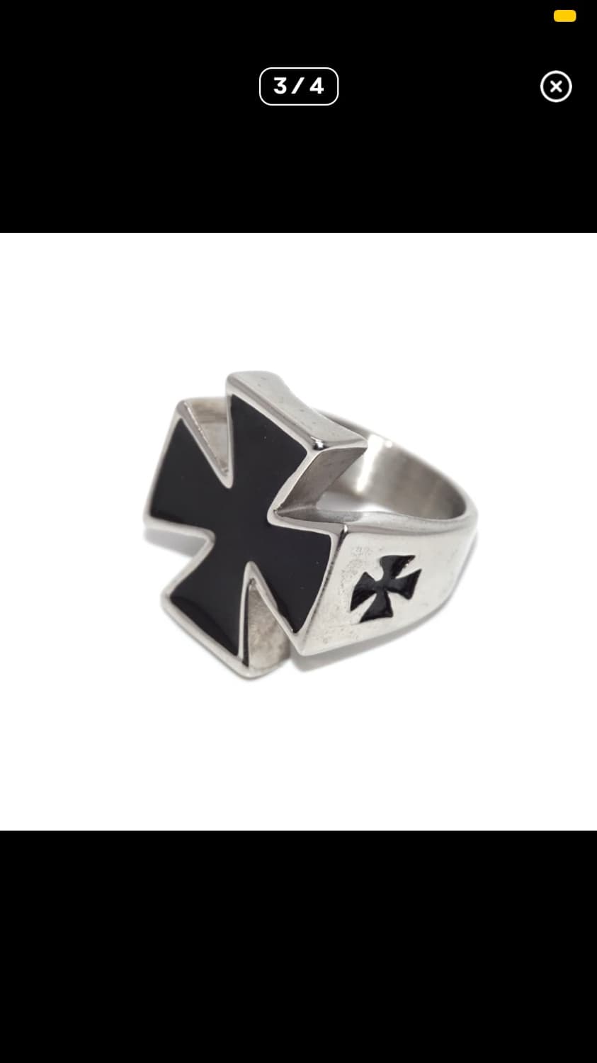 erd 맛 아이언 크로스 반지 팝니다 상품이미지4