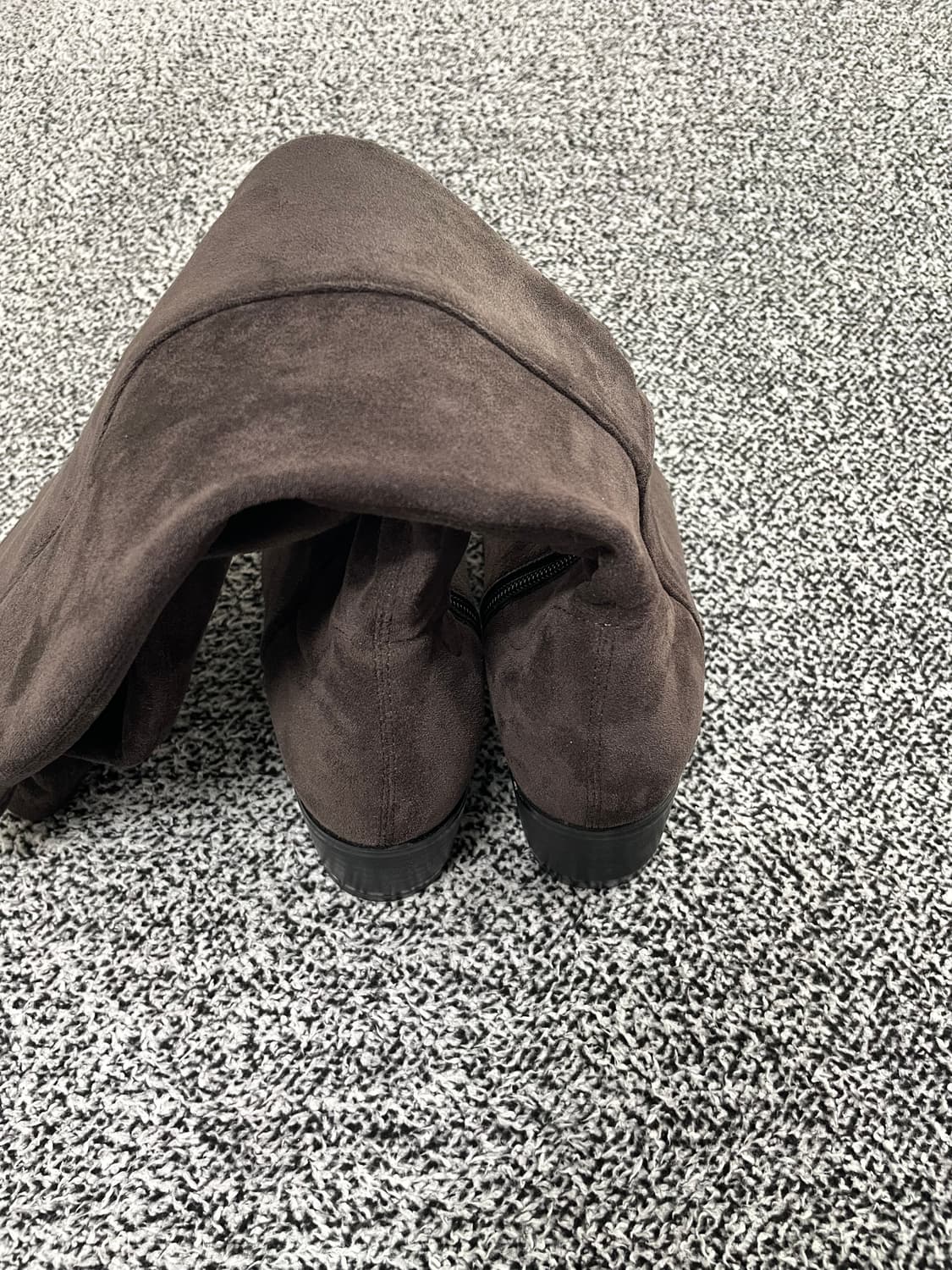 빈티지9. 포멜카멜레 스웨이드 브라운 롱 부츠 워커 여성구두 상품이미지3