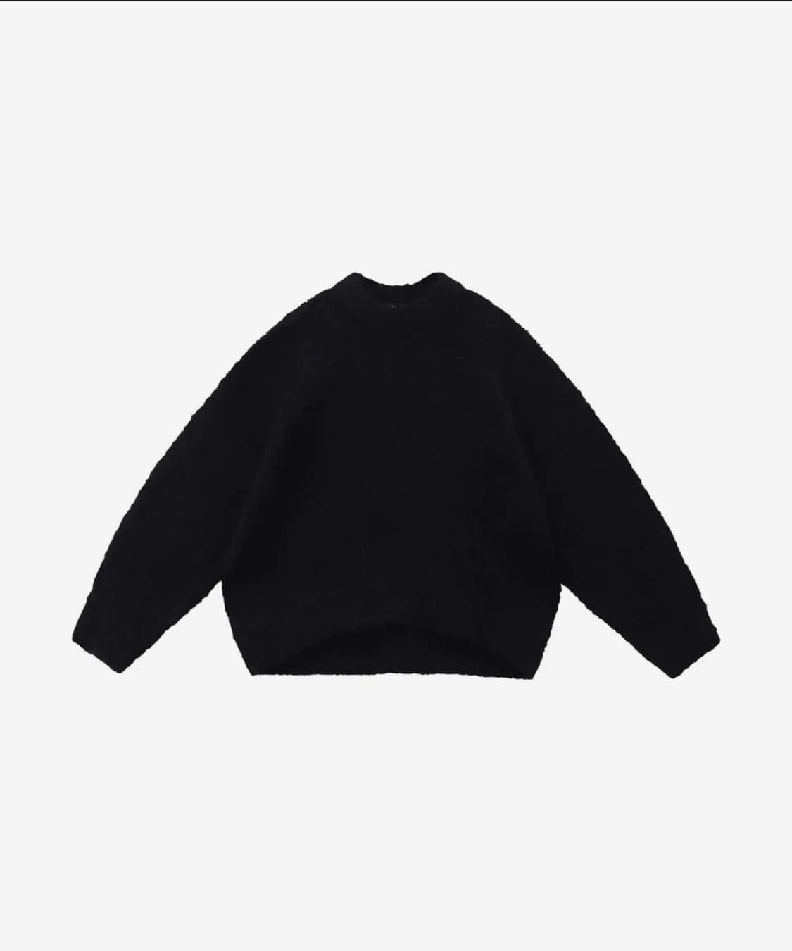 트리밍버드 Poodle Alpaca Knit [ Black ] 상품이미지2
