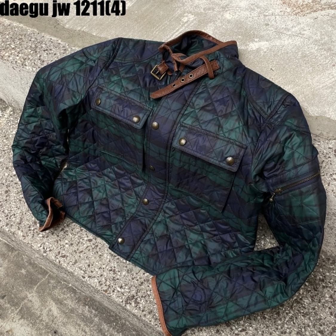 폴로 퀼팅 집업 자켓 S  상품이미지1