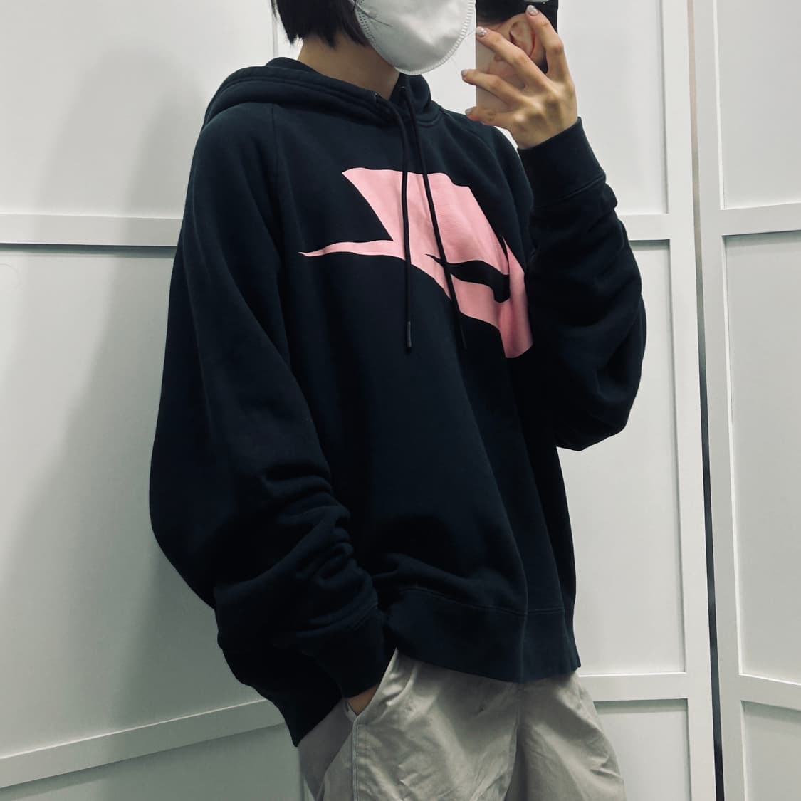 나이키 블랙 V-day po 후드티 상품이미지2