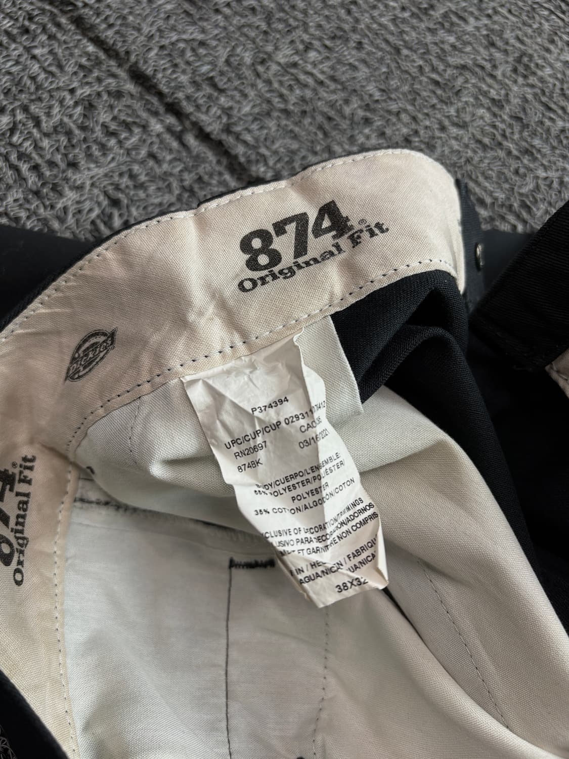 디키즈 874 오리지널핏 치노 팬츠 3297 상품이미지4