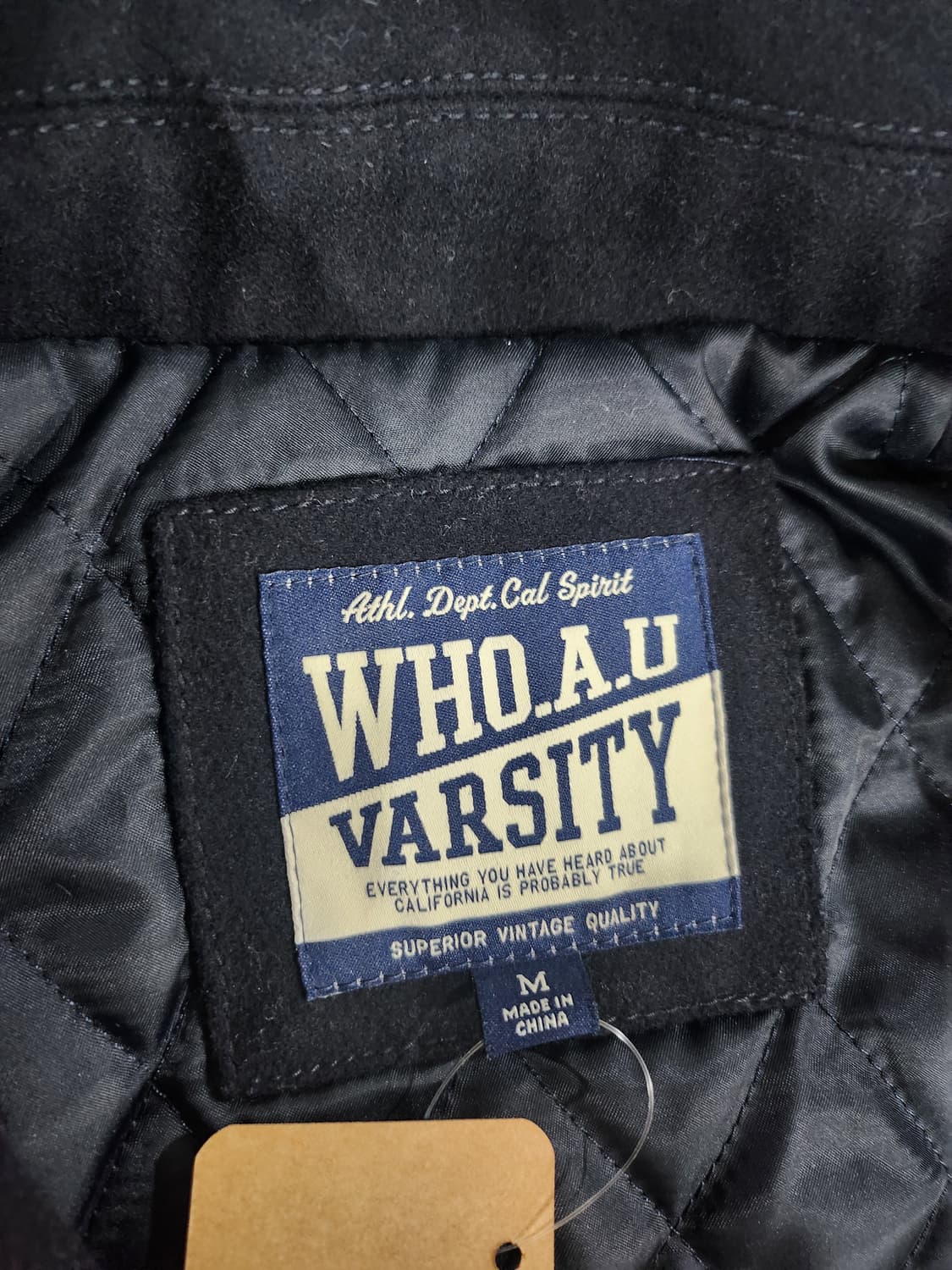 WHO.A.U 스타디움 자켓 상품이미지5