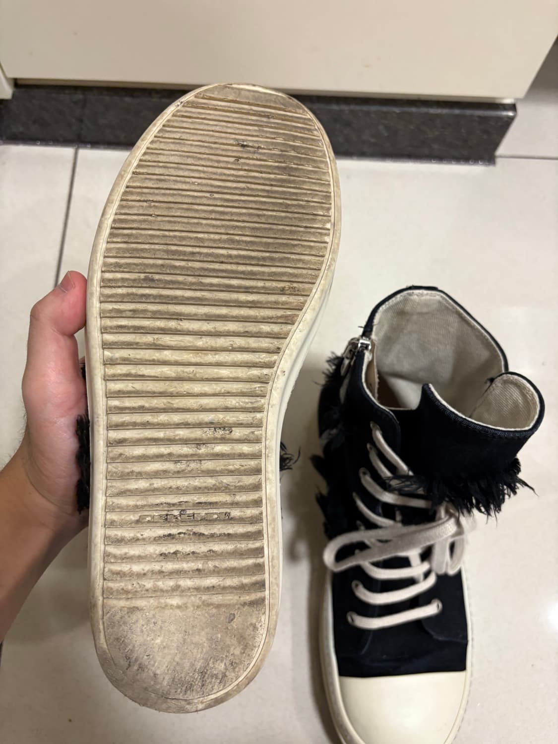 릭오웬스 디스트로이드 컨버스 상품이미지5