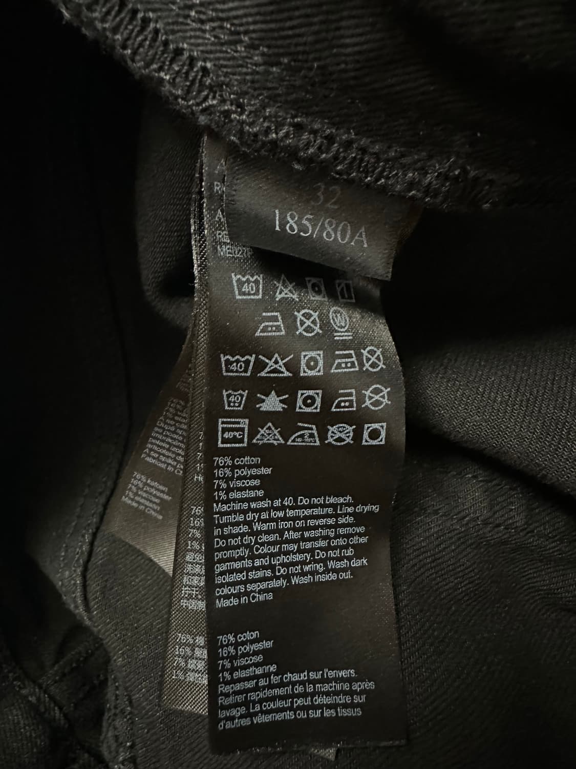 올세인츠 렉스 블랙진 W32 상품이미지5