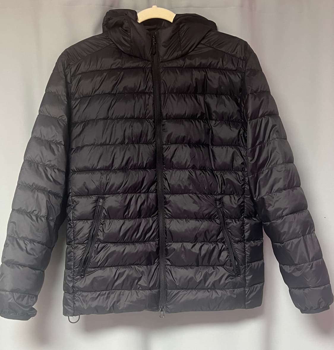 스파오 씬라이트 경량패딩 무광블랙 상품이미지3