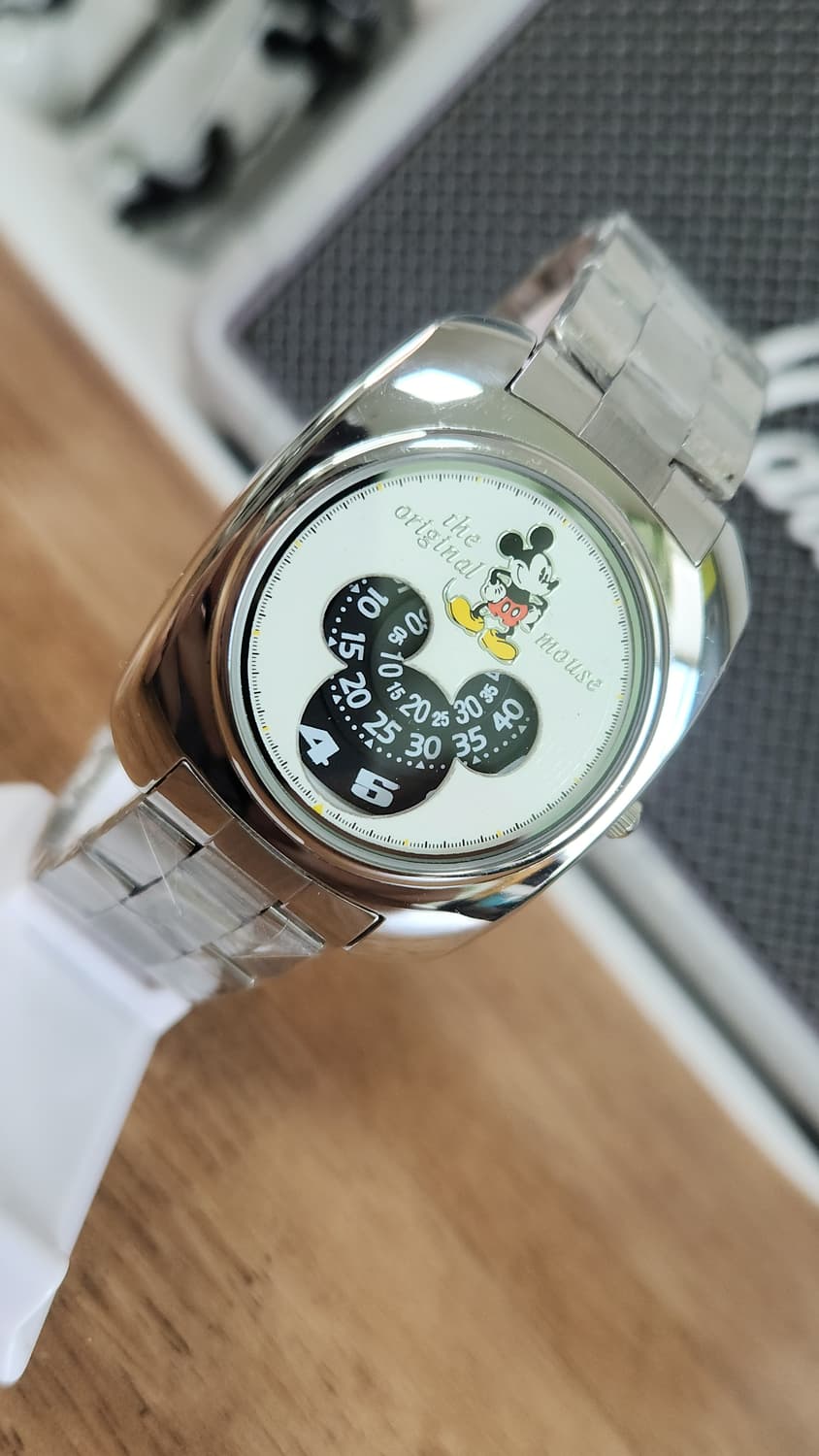 # 디즈니 미키 스핀 디스크 레어시계 급처 상품이미지1