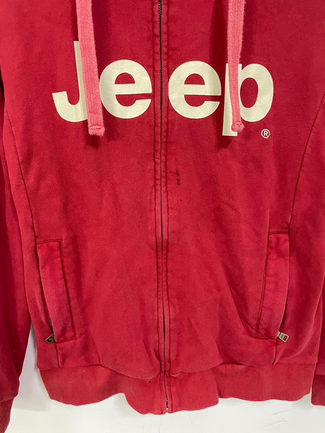 Jeep 지프 레드 후드집업 상품이미지6