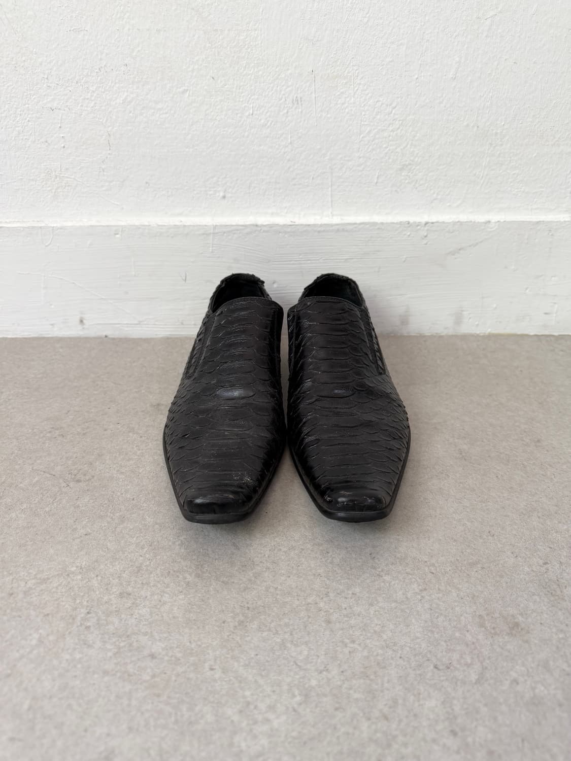 B.N Brezzones 파이톤 레더 스퀘어토 로퍼 상품이미지2
