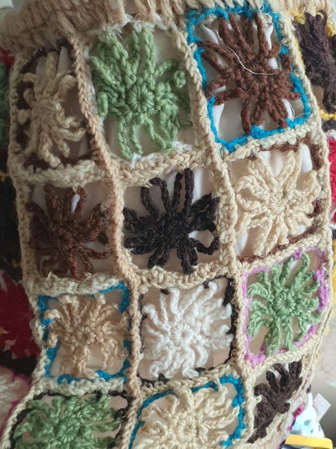 [빈티지] 네팔 손뜨개 크로셰 미니 스커트 상품이미지2