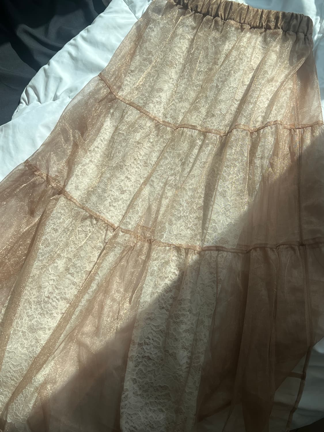 vintage organza layered skirt  상품이미지2