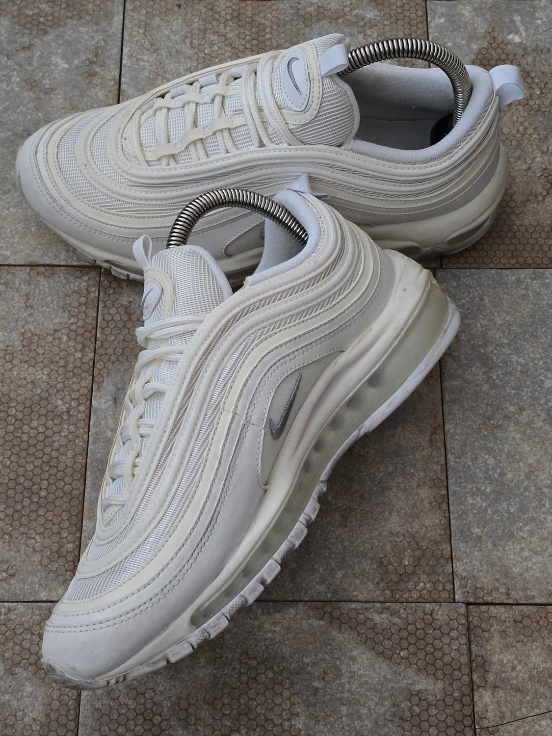 (260)나이키 에어맥스 97 트리플 화이트 상품이미지6