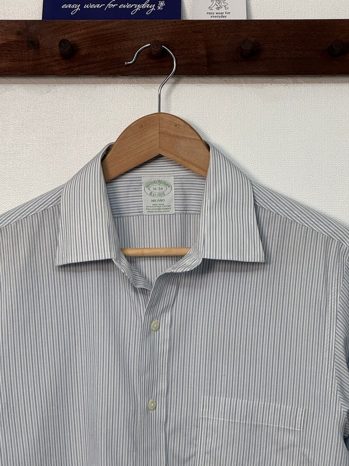 BrooksBrothers  multi stripe Shirt/S10 상품이미지2