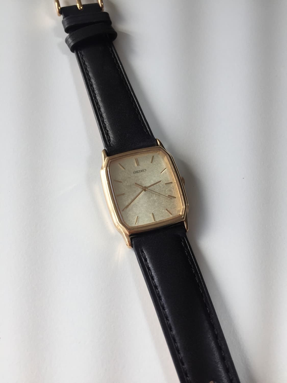 90s seiko square gold quartz 상품이미지8