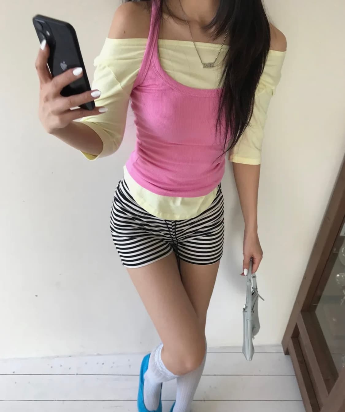 웨이브걸 전체 코디 (옷 3벌) 상품이미지1