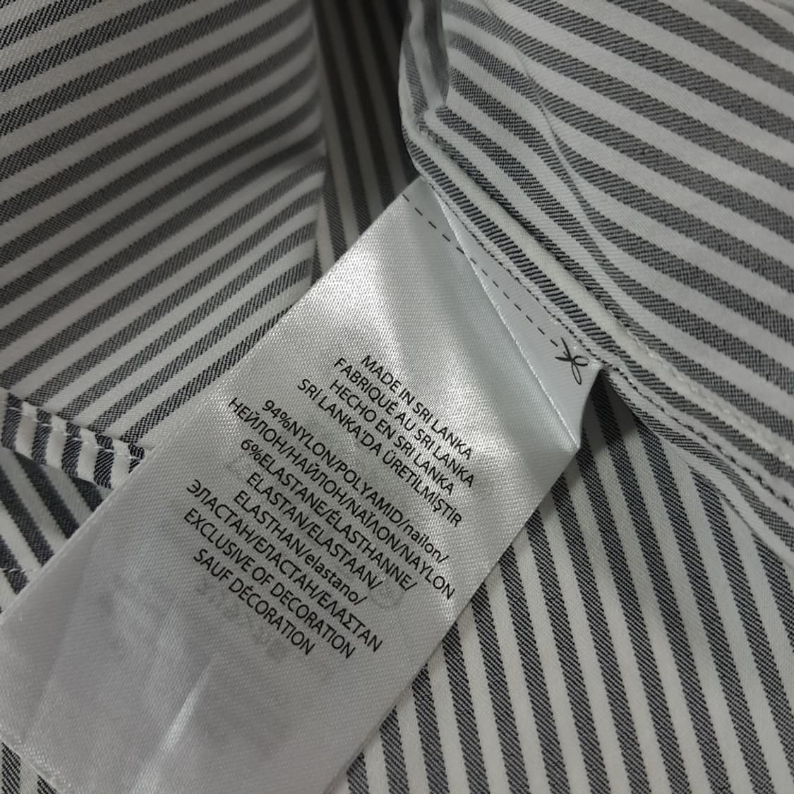 CK290 XLT 폴로 엘라스틴 스트라이프 차콜그레이 셔츠 남방 상품이미지5