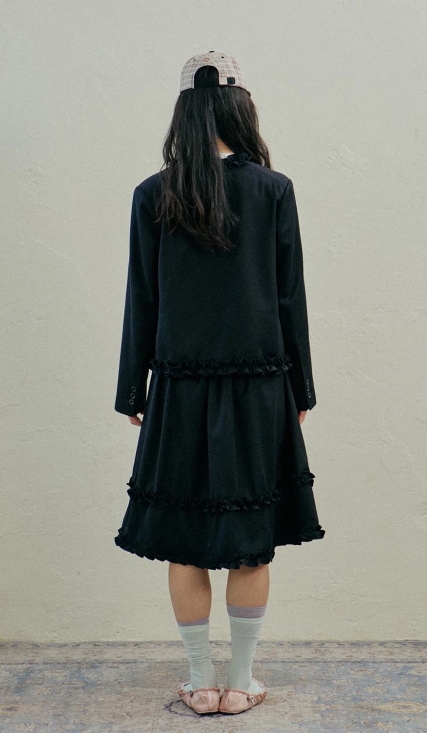 호쿠스포쿠스 젠틀 프릴 블레이저 M 상품이미지4