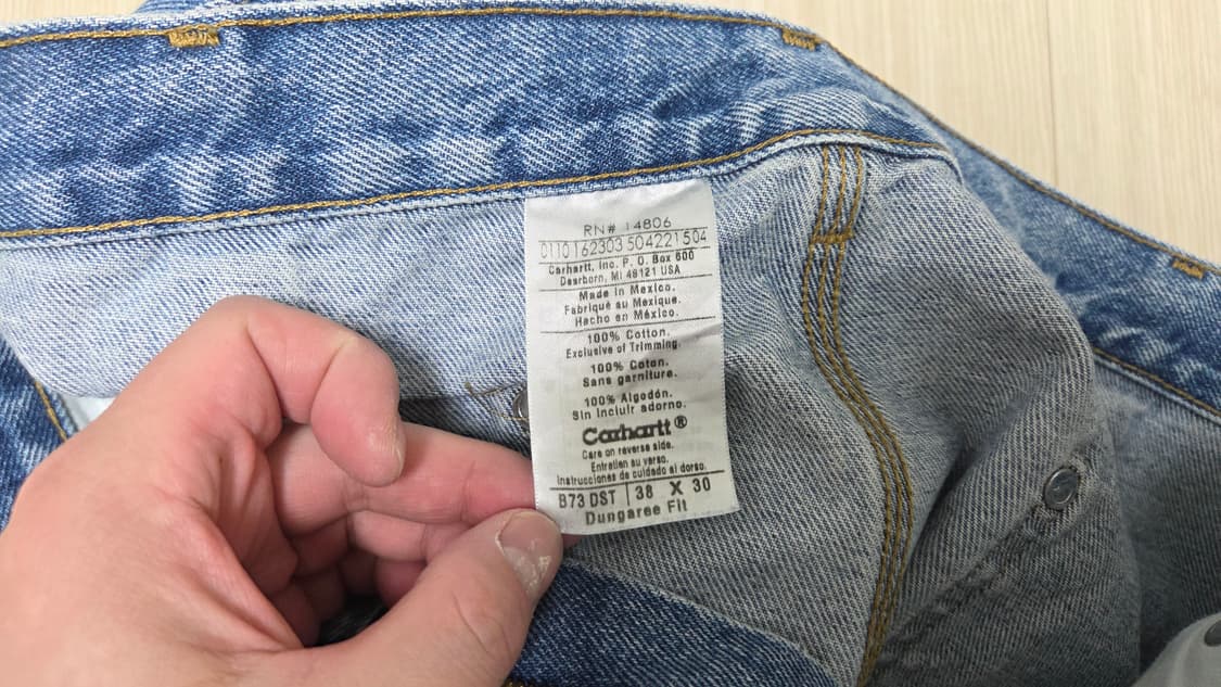 [칼하트] 데님 더블니 판매합니다@@ [36x30] 상품이미지3