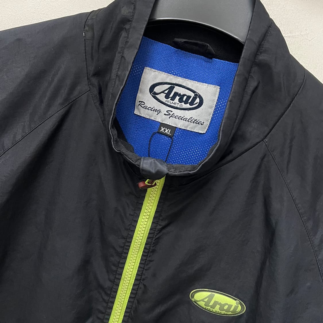 Arai 아라이 구형 블랙 형광 바람막이 라이더 자켓 2XL 상품이미지4