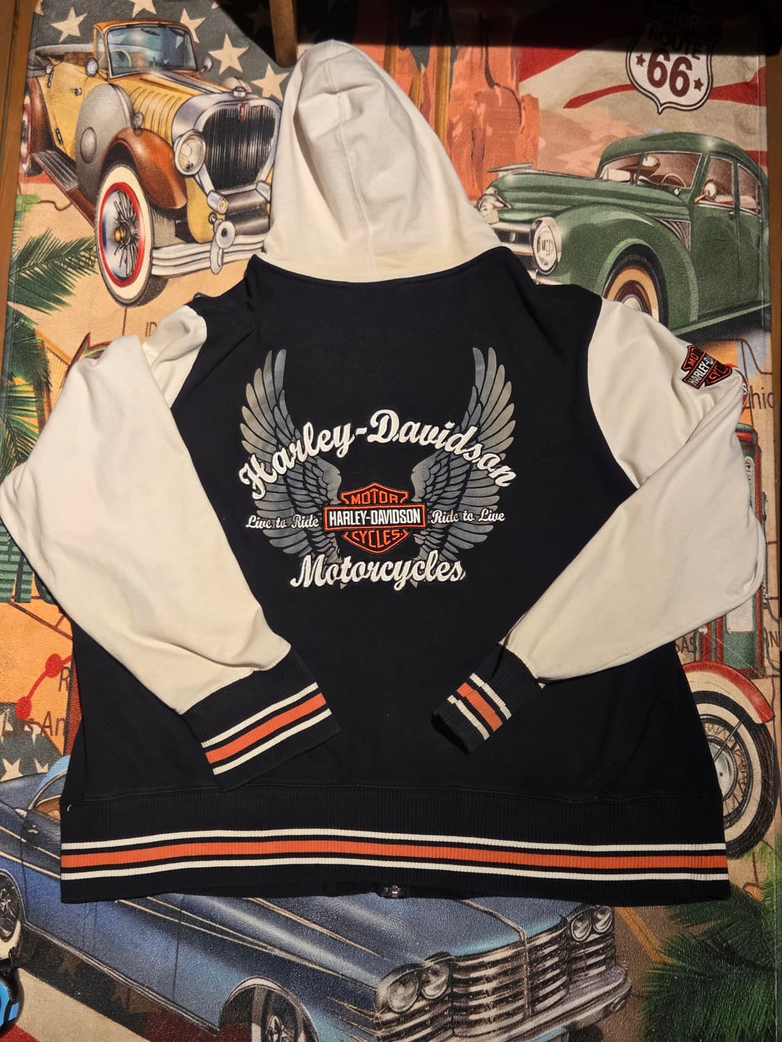 할리데이비슨 후드 집업 상품이미지2