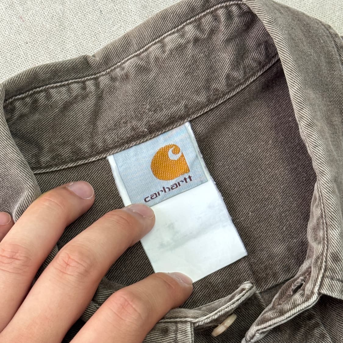 칼하트 자수 워크셔츠 자켓XL 상품이미지6
