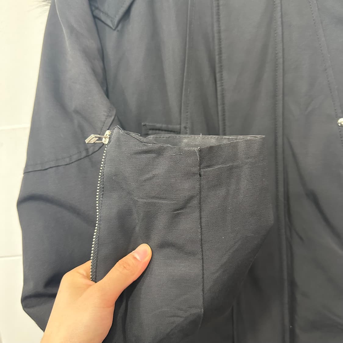 무스너클 스틸링 폭스 퍼 패딩 상품이미지4