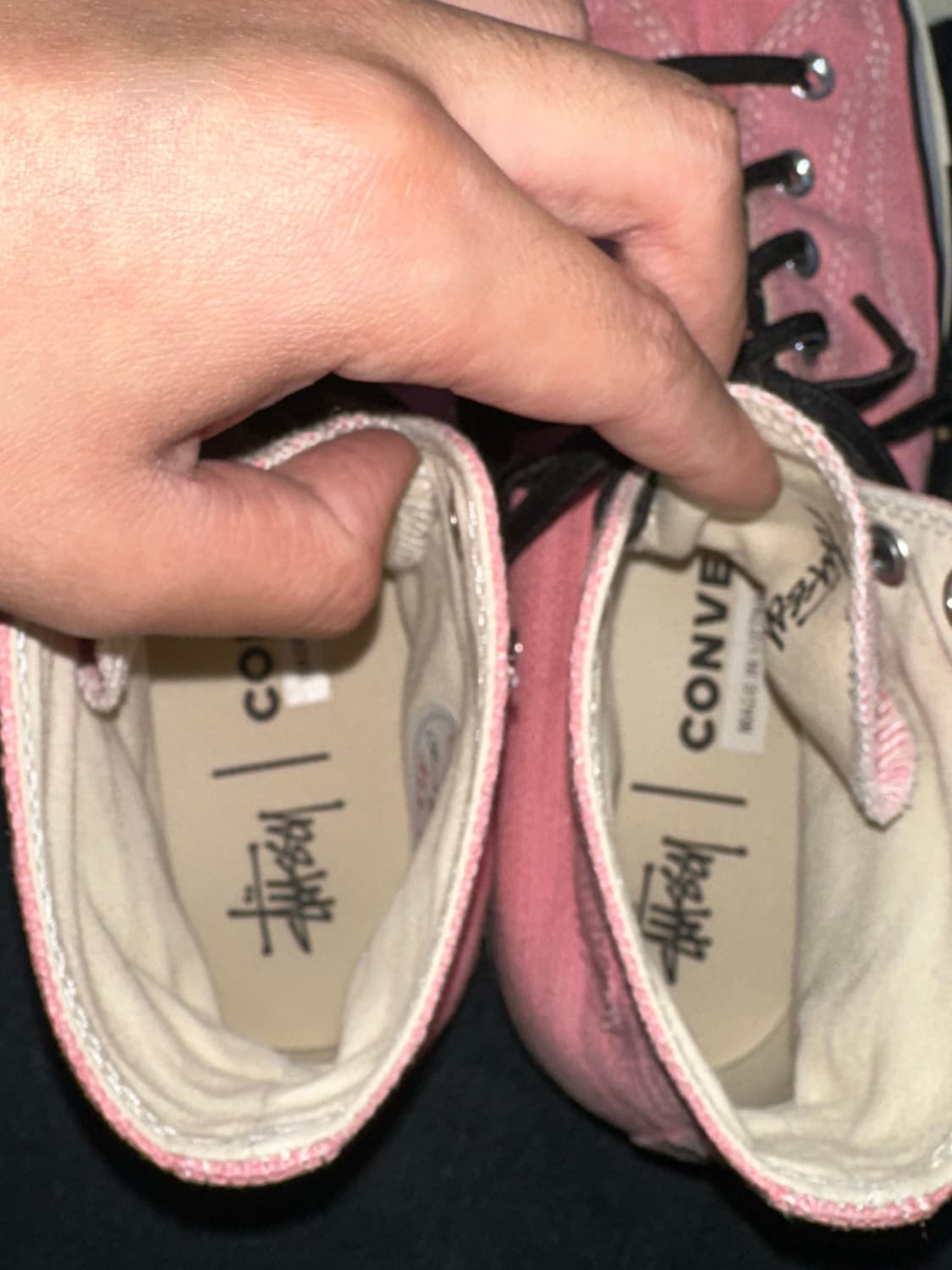 컨버스 x 스투시 척테일러 핑크 하이 285 상품이미지2