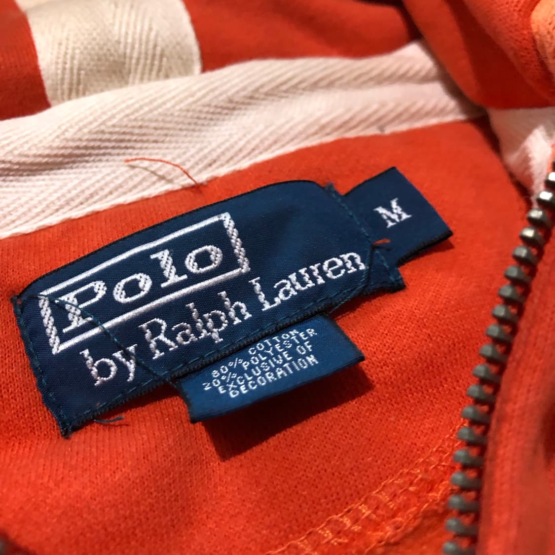 폴로 랄프로렌 후드집업 자켓 럭비 오렌지 상품이미지4