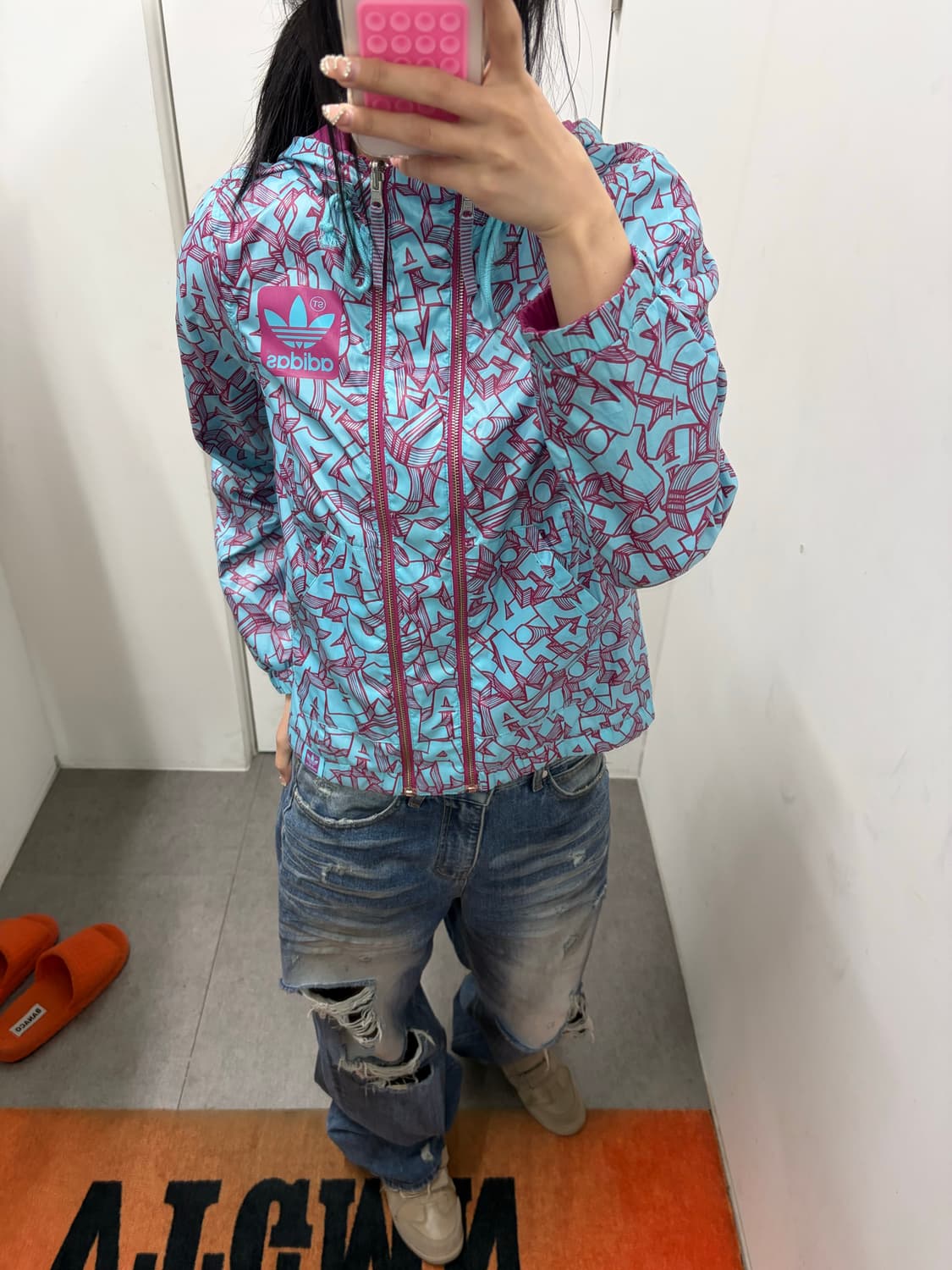 아디다스 올드스쿨 리버시블 바람막이 상품이미지4