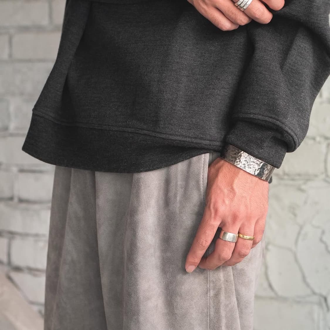 헤릴 herill 램스웨이드 팬츠 그레이 2 상품이미지8