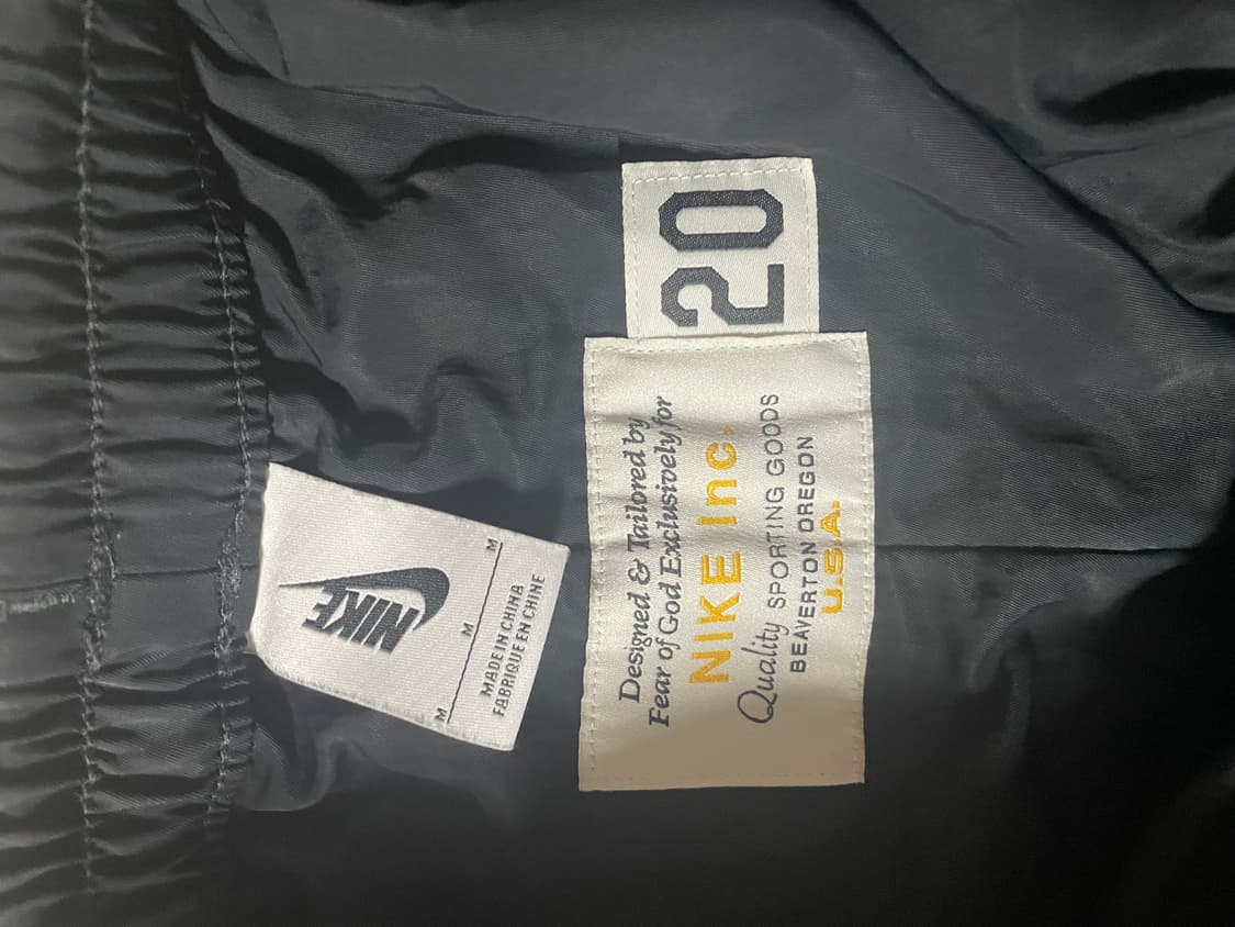 나이키X피어오브갓 베스킷볼 쇼츠 오프 누와르 M 상품이미지3