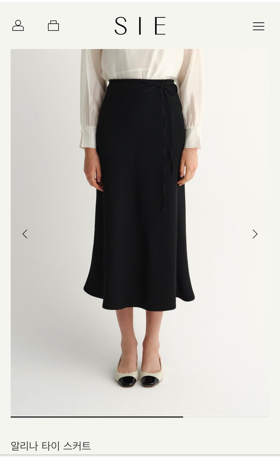 SIE 시에 알리나 타이스커트 상품이미지1