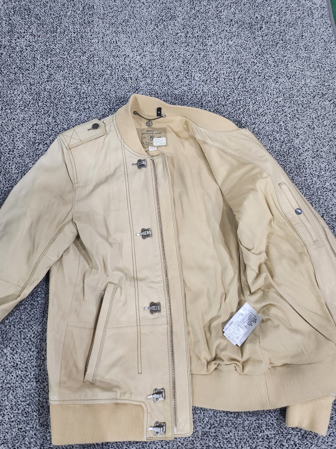 디젤 레더 자켓 (M사이즈) 상품이미지2