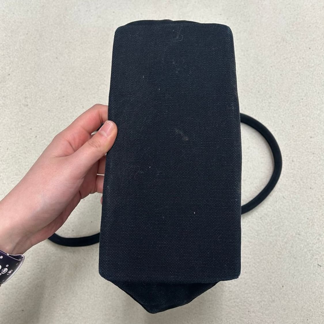 폴로랄프로렌 블랙 캔버스 빅포니 도트백 상품이미지4