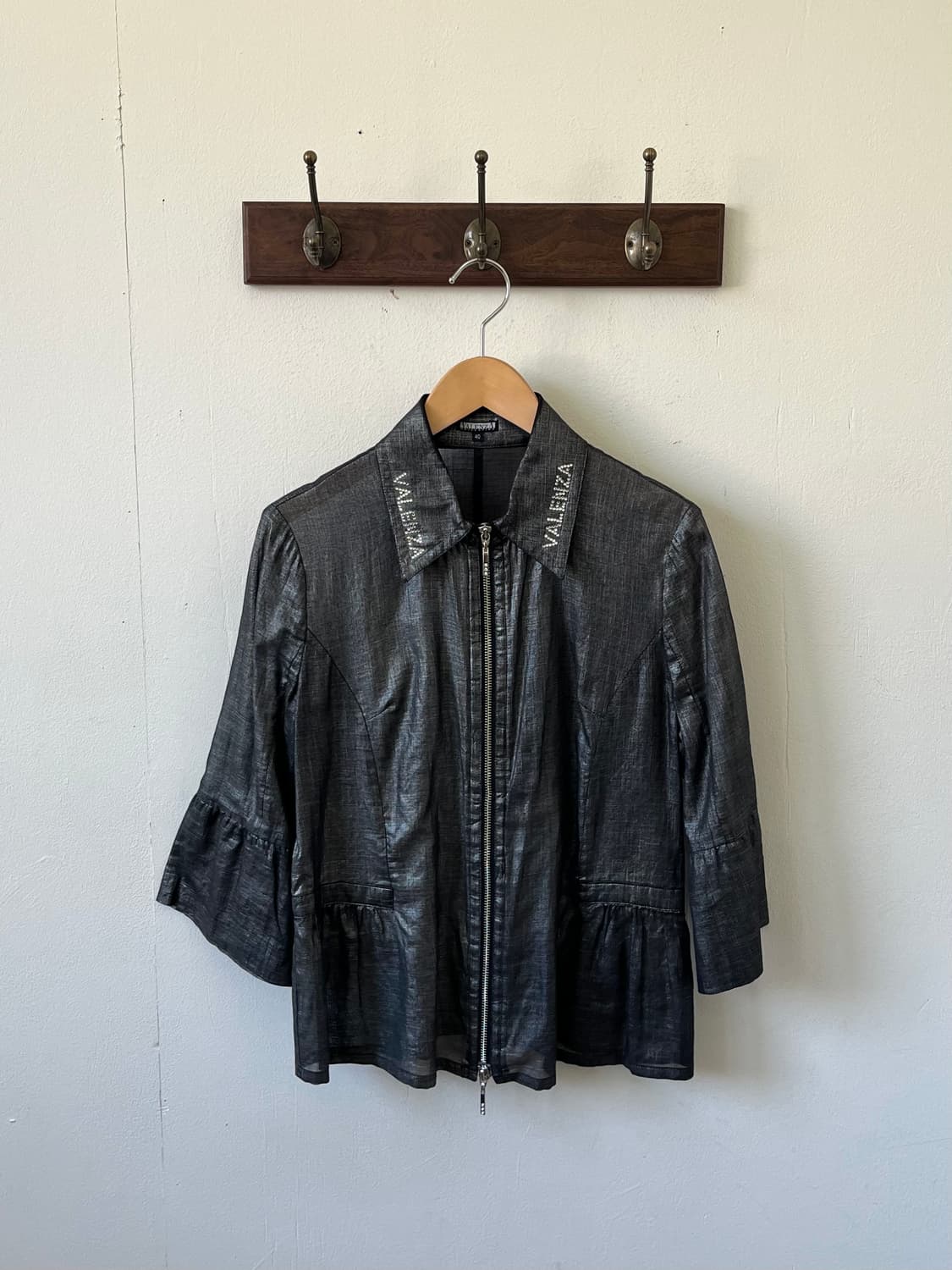 VALENZA 시스루 셔츠 자켓 상품이미지1