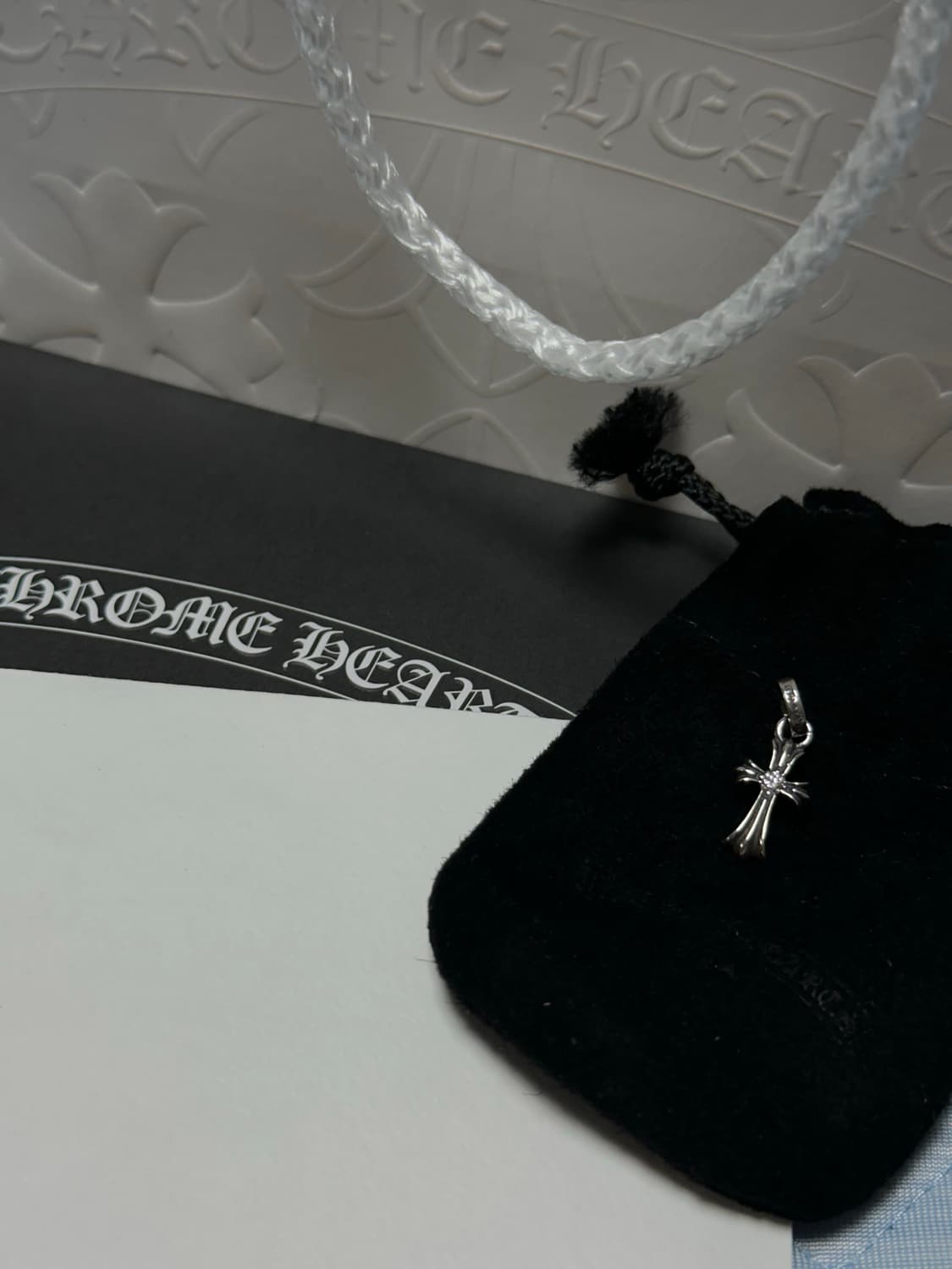 Chrome Hearts 크롬하츠 베이비펫 1p 파베다이아 양면 새상품 상품이미지2