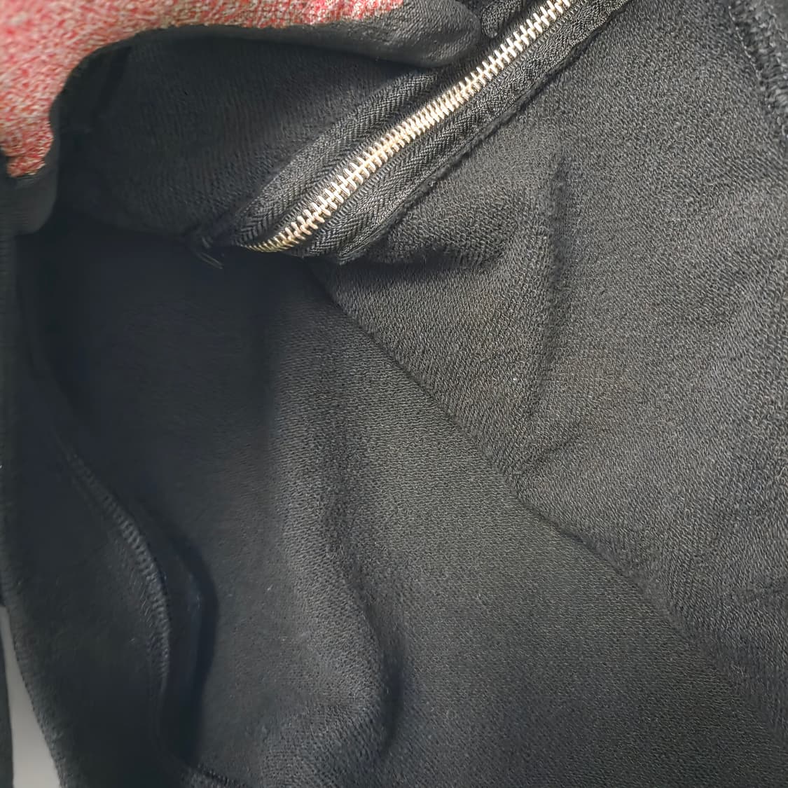 F(126) / 크롭 후드집업 블랙 상품이미지4