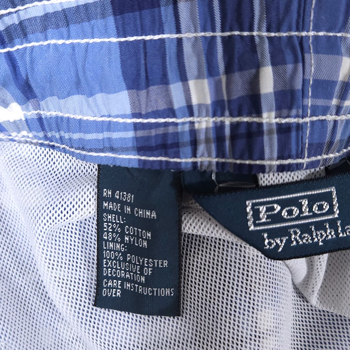 33)POLO 폴로 멀티체크 브리프 반바지 스웜팬츠 상품이미지9