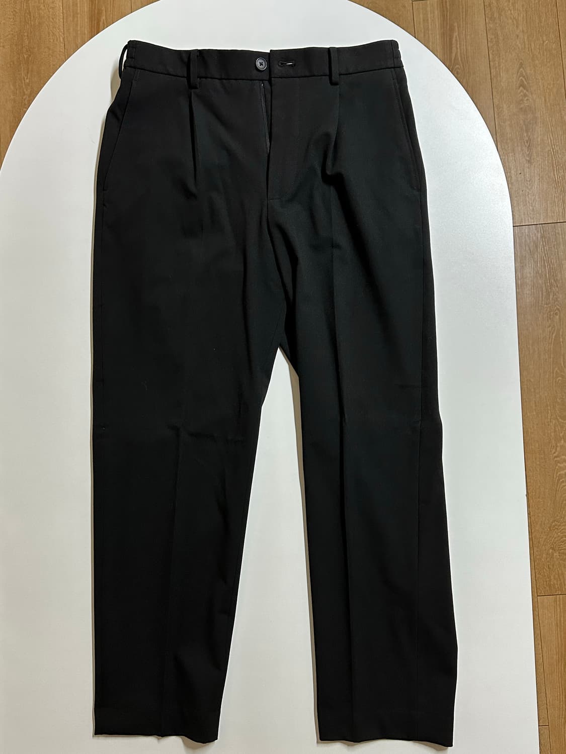 [새상품] 유니클로 남성 블랙 슬랙스 팬츠 M사이즈 상품이미지2