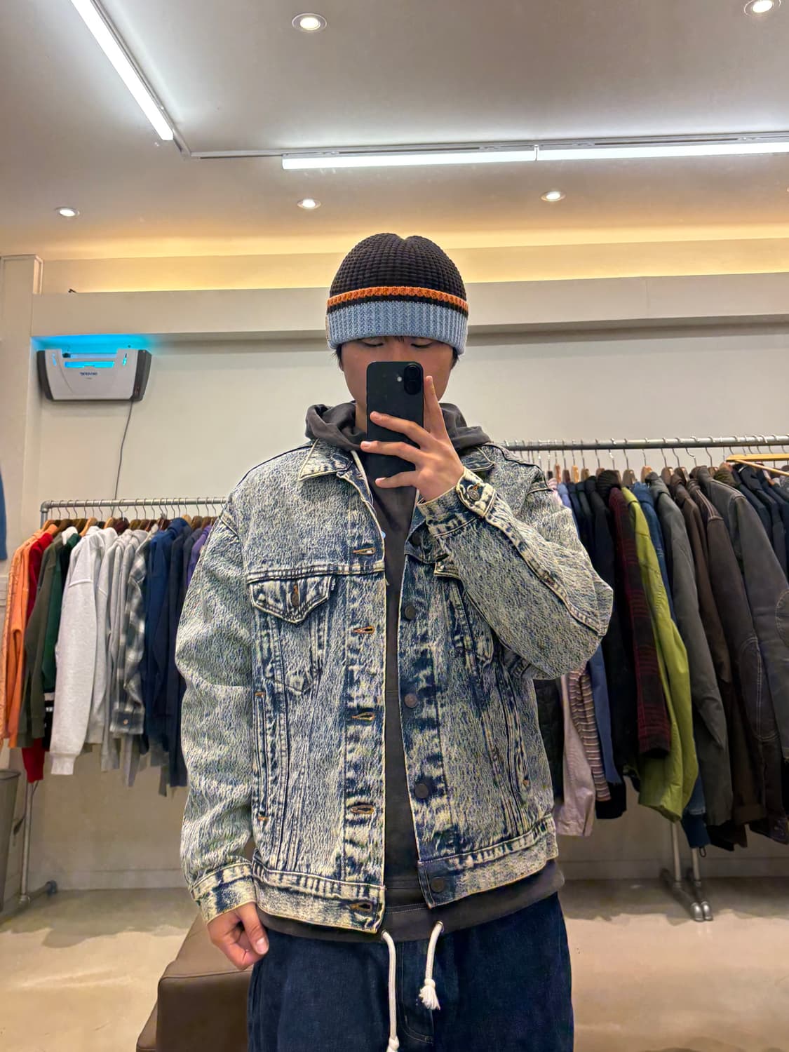 Made in USA 리바이스 70507 0510 아이스워싱 트러커자켓 상품이미지7