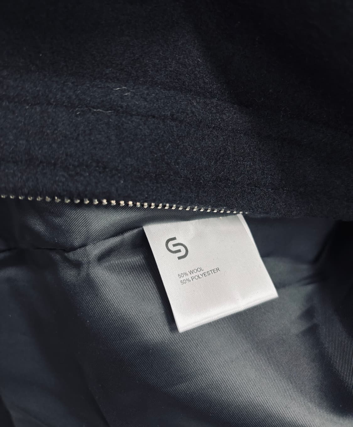 새릭 CERRIC 아일렛 디테일 울 블렌드 롱 코트 상품이미지6