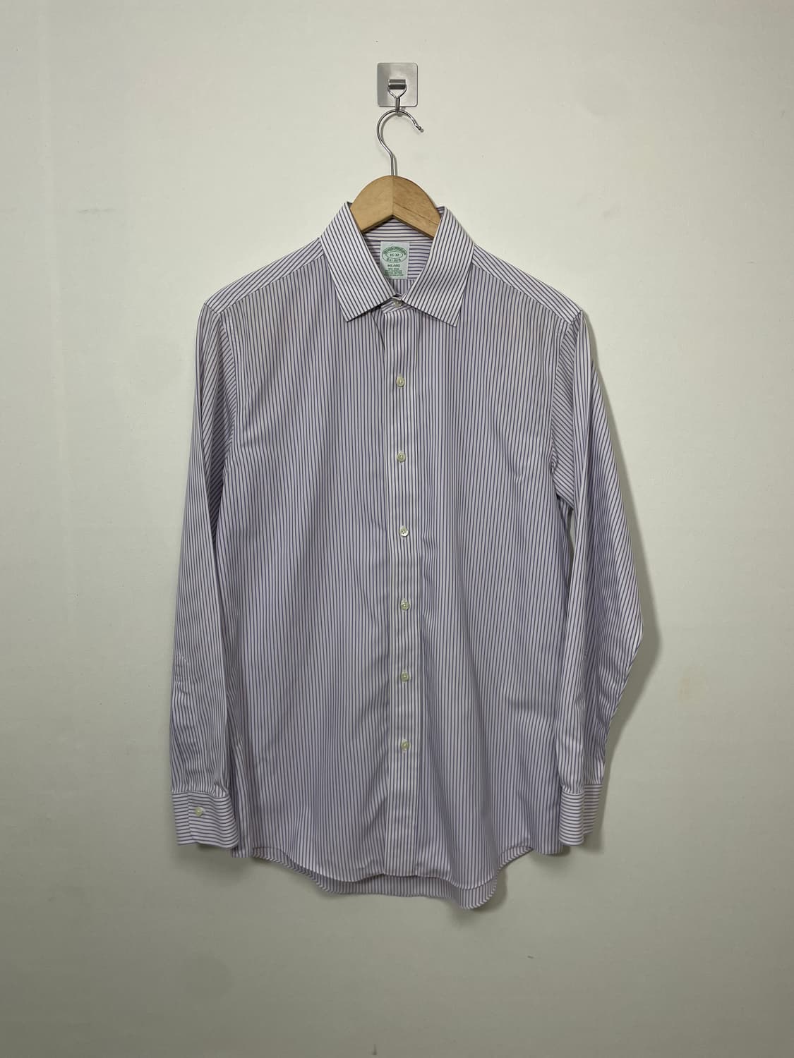 브룩스브라더스 퍼플 스트라이프 셔츠 M~L - S8 상품이미지1