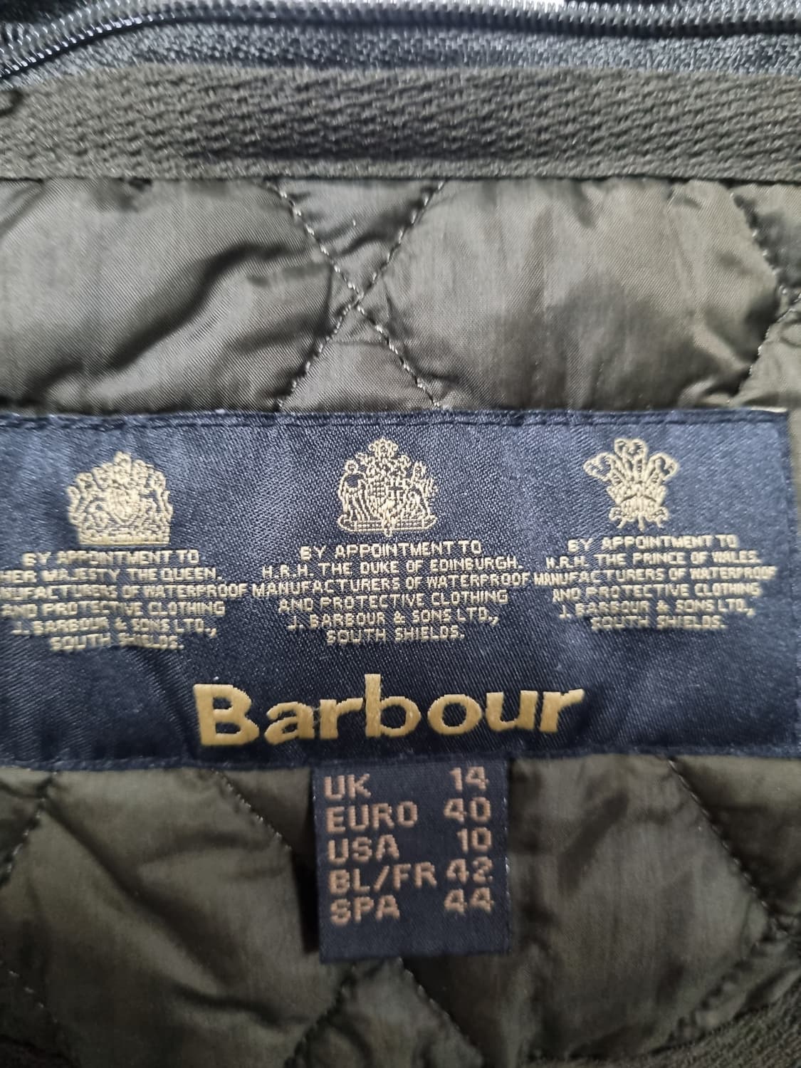 바버 퀼팅 조끼  상품이미지3