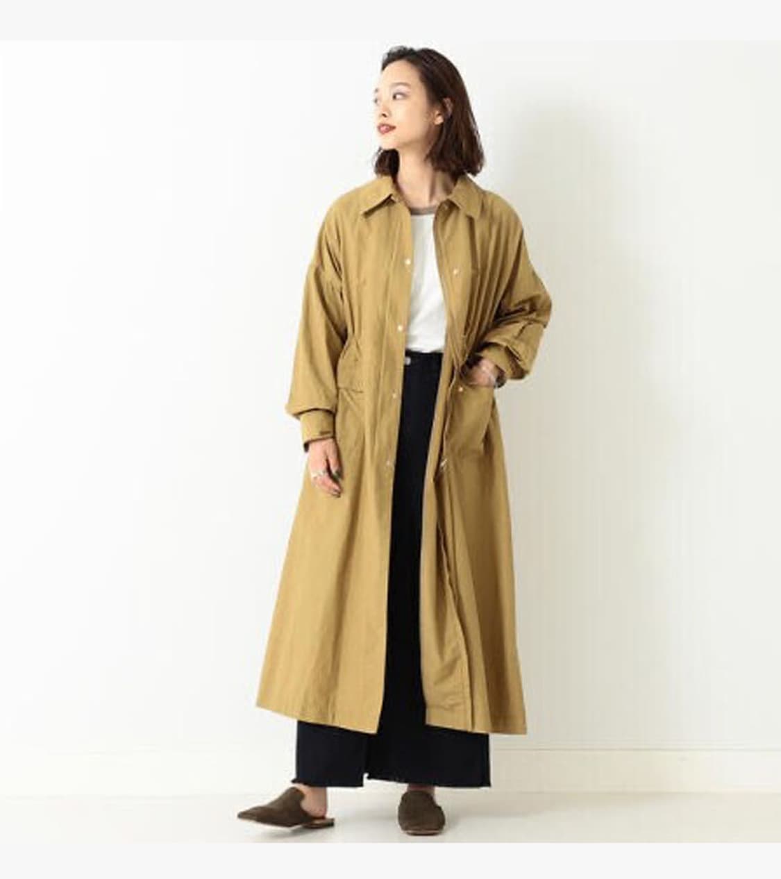 BEAMS LIGHTS - BACK GATHER LONG COAT 상품이미지2