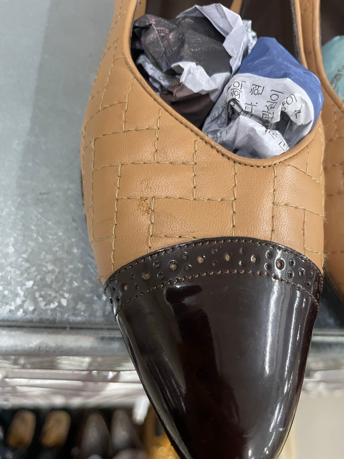 발리 투톤 플랫슈즈 us6 (gr-4454) 상품이미지8