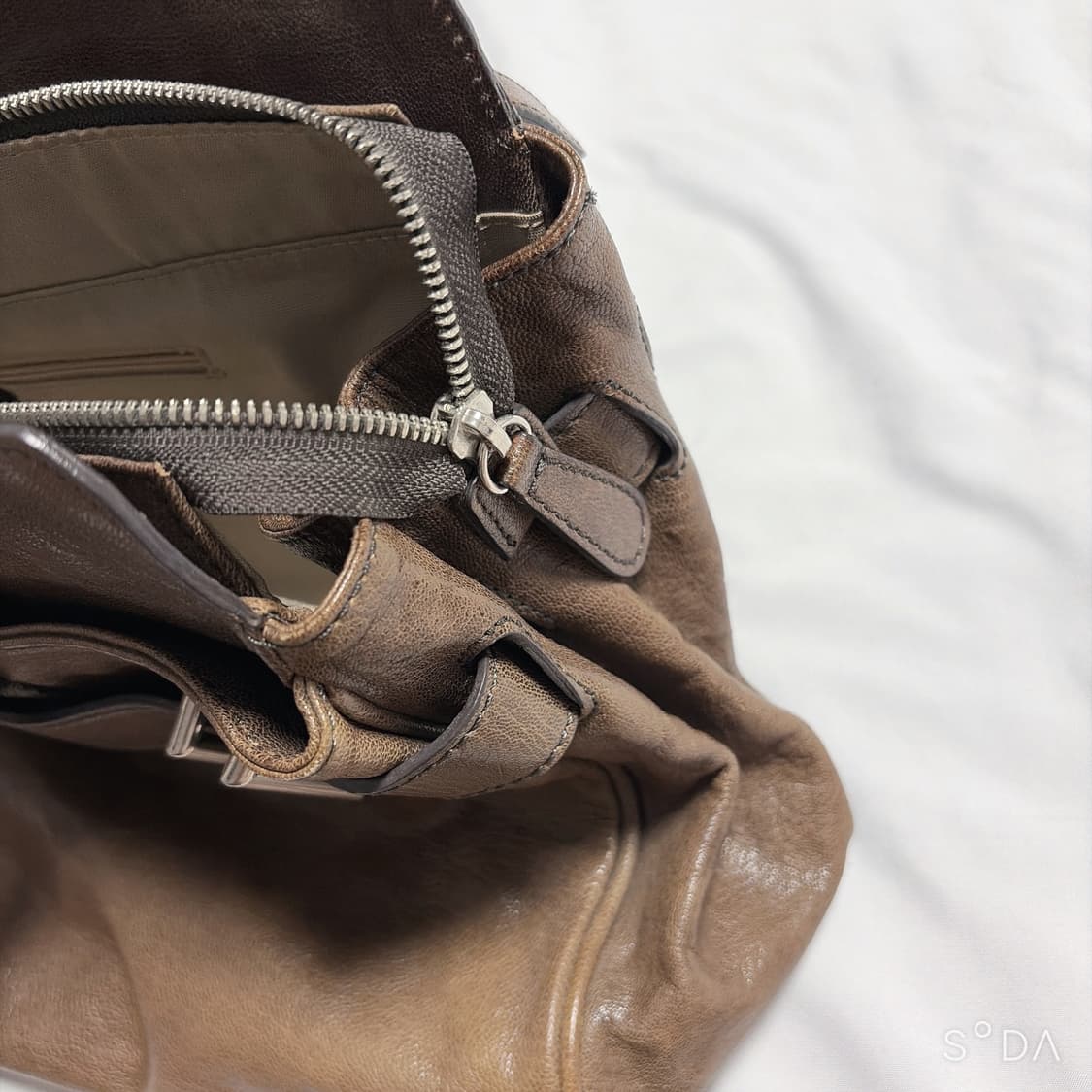 TIME 타임 브라운 숄더백 상품이미지9