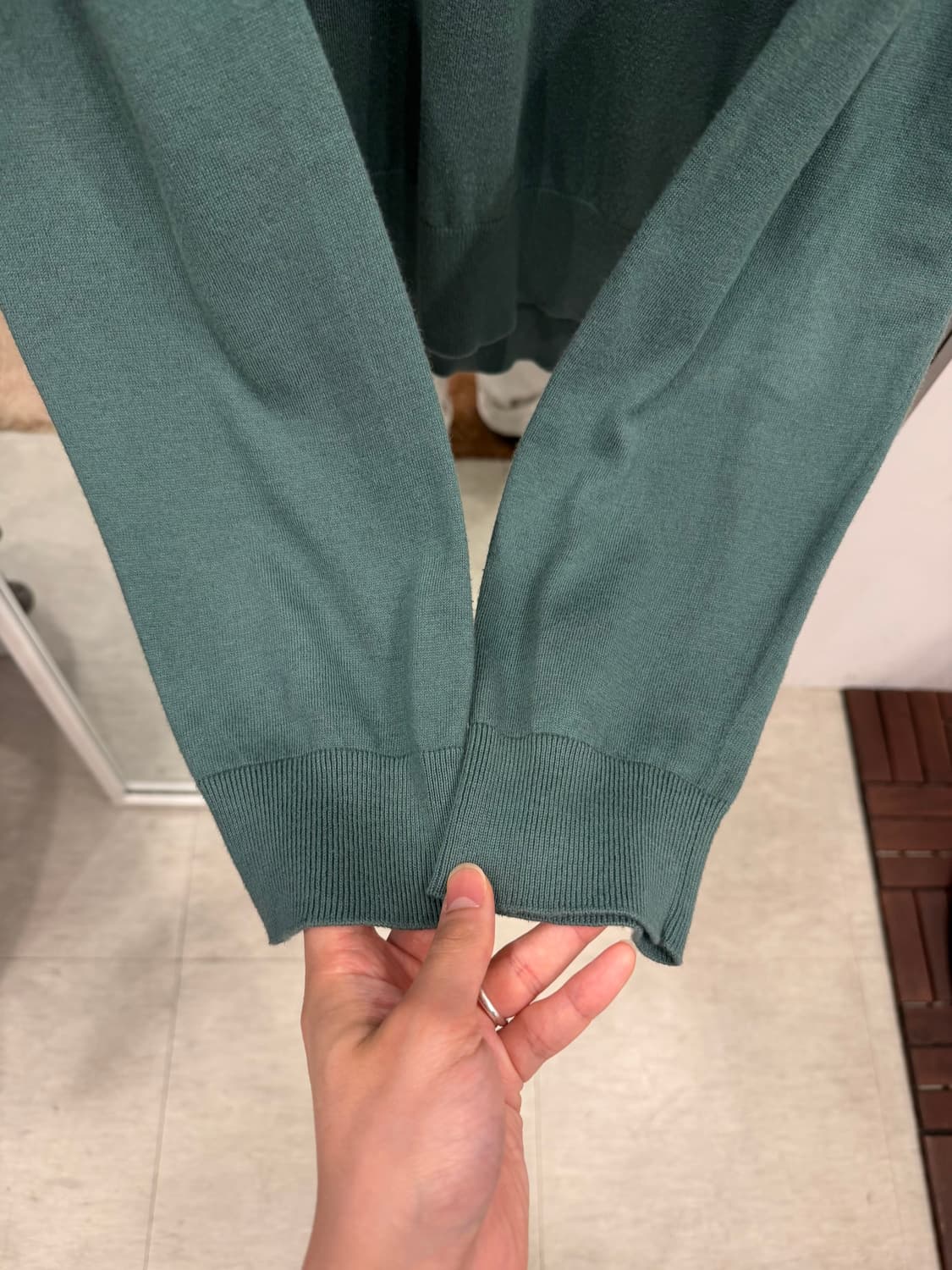 90-00s Polo RL 폴로 랄프로렌 캐시미어 코튼 브이넥 니트 상품이미지4