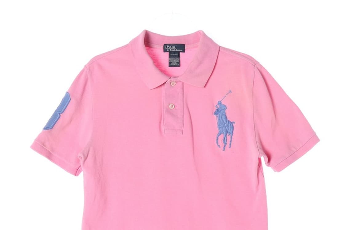 폴로 랄프로렌 핑크 빅포니 반팔티 M 10-12 상품이미지3