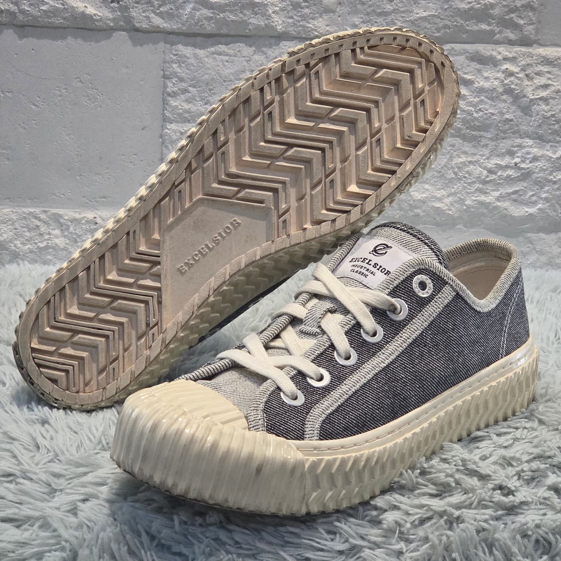 6q-12:엑셀시오르 볼트 로우 데님 블랙 (250mm)-거의새거 상품이미지6