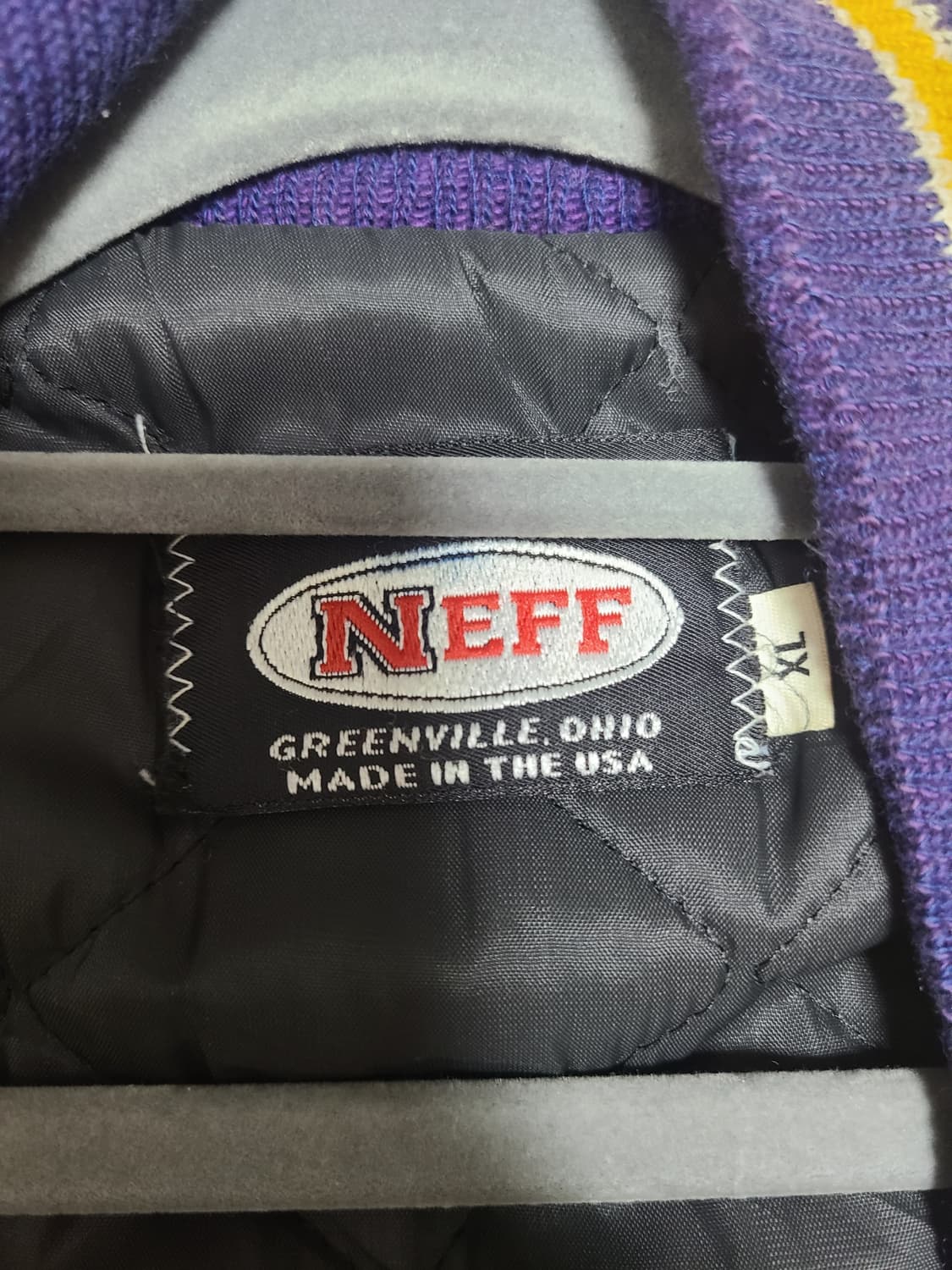 MADE IN USA NEFF 바시티 자켓 후루츠패밀리